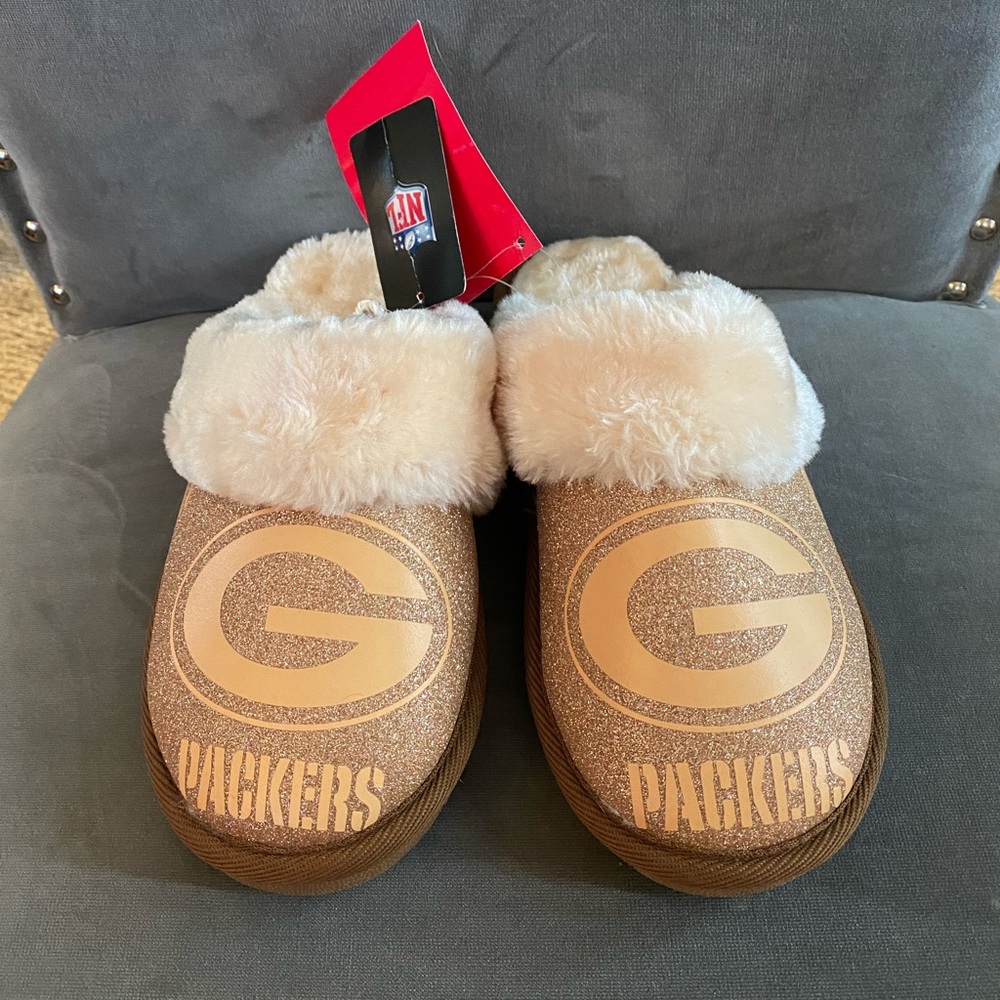 greenbay glitter slippers